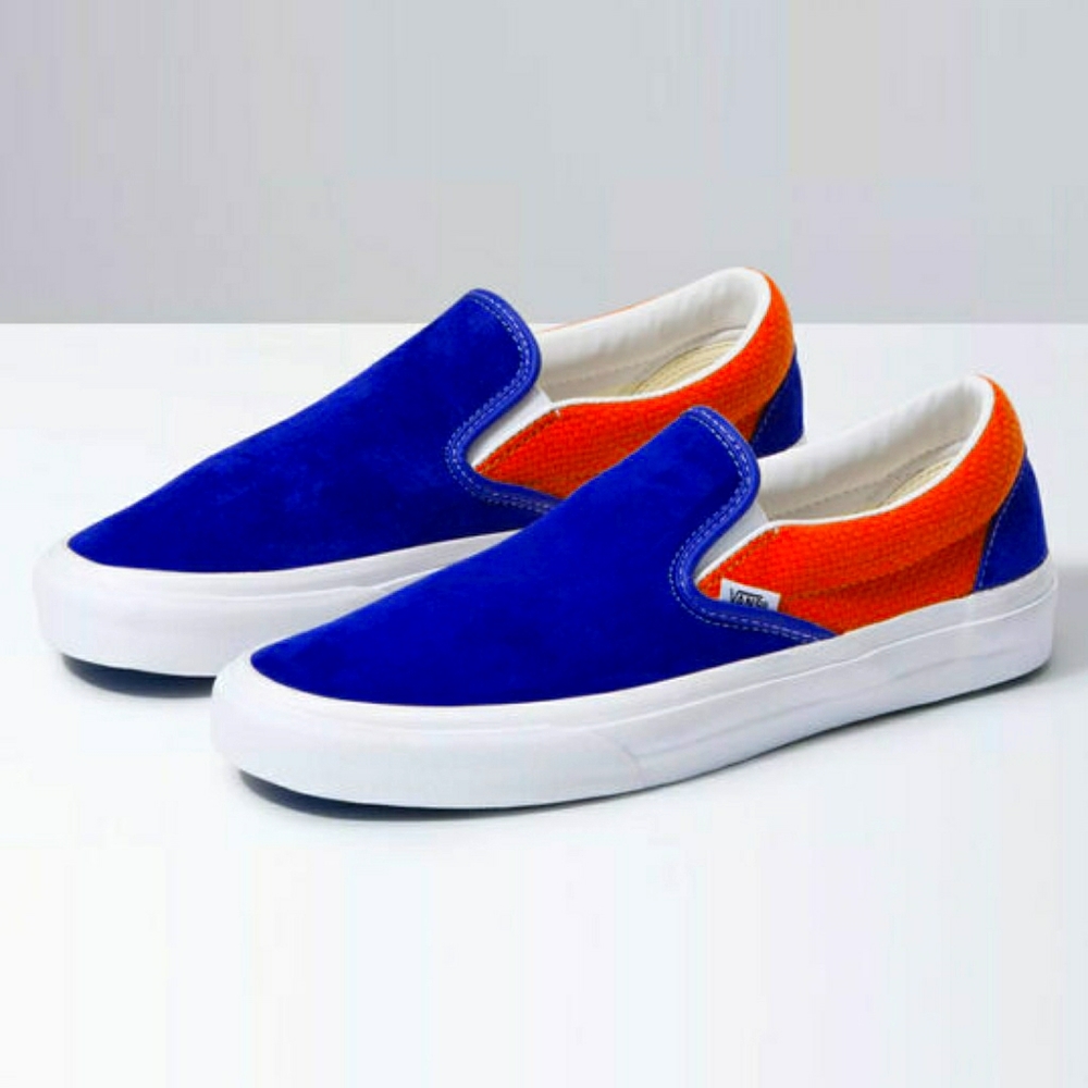 NWT Vans Slip On Suede and Weave - Picture 4 of 6